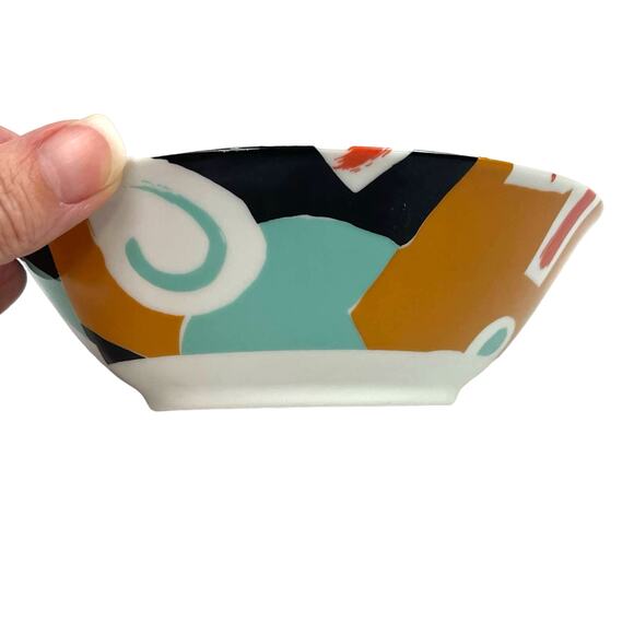 Seltmann Weiden Authentics Porcelain Abstract Print Bowl Plate Replacement Set - Picture 7 of 11